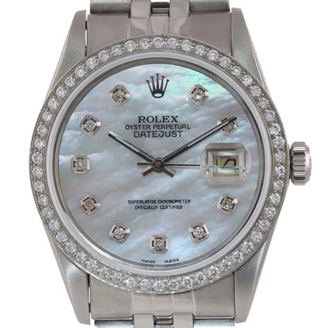 different diamond rolex datejust bezels|rolex diamond bezel 36mm.